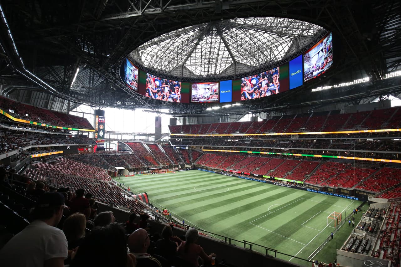 El Mercedes-Benz Stadium es considerado uno de los más espectaculares escenarios de toda la MLS.
<br>