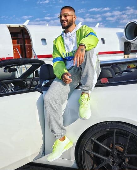 Maluma llegó hace unos días a Las Vegas, sede de los premios Billboard.