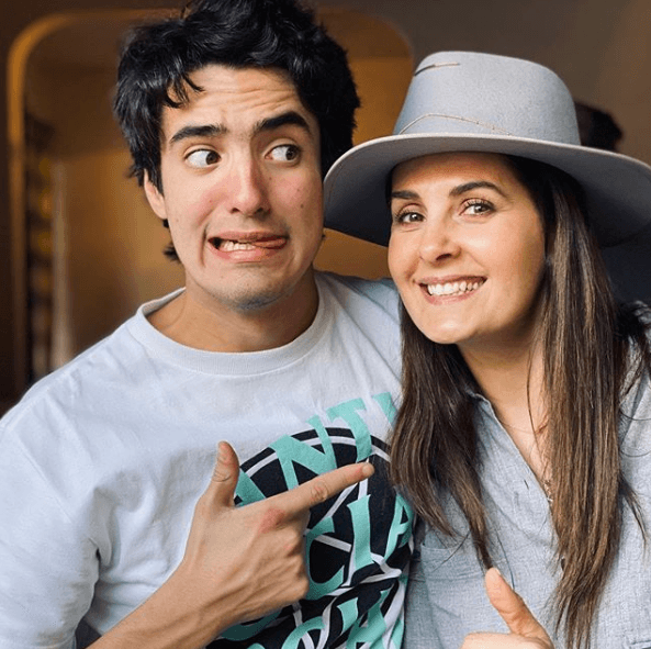 Sebastián Poza y Mayrín Villanueva