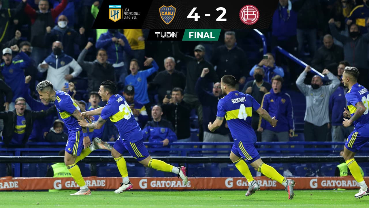Resumen | Boca Juniors golea a Lanús en lluvia de goles
