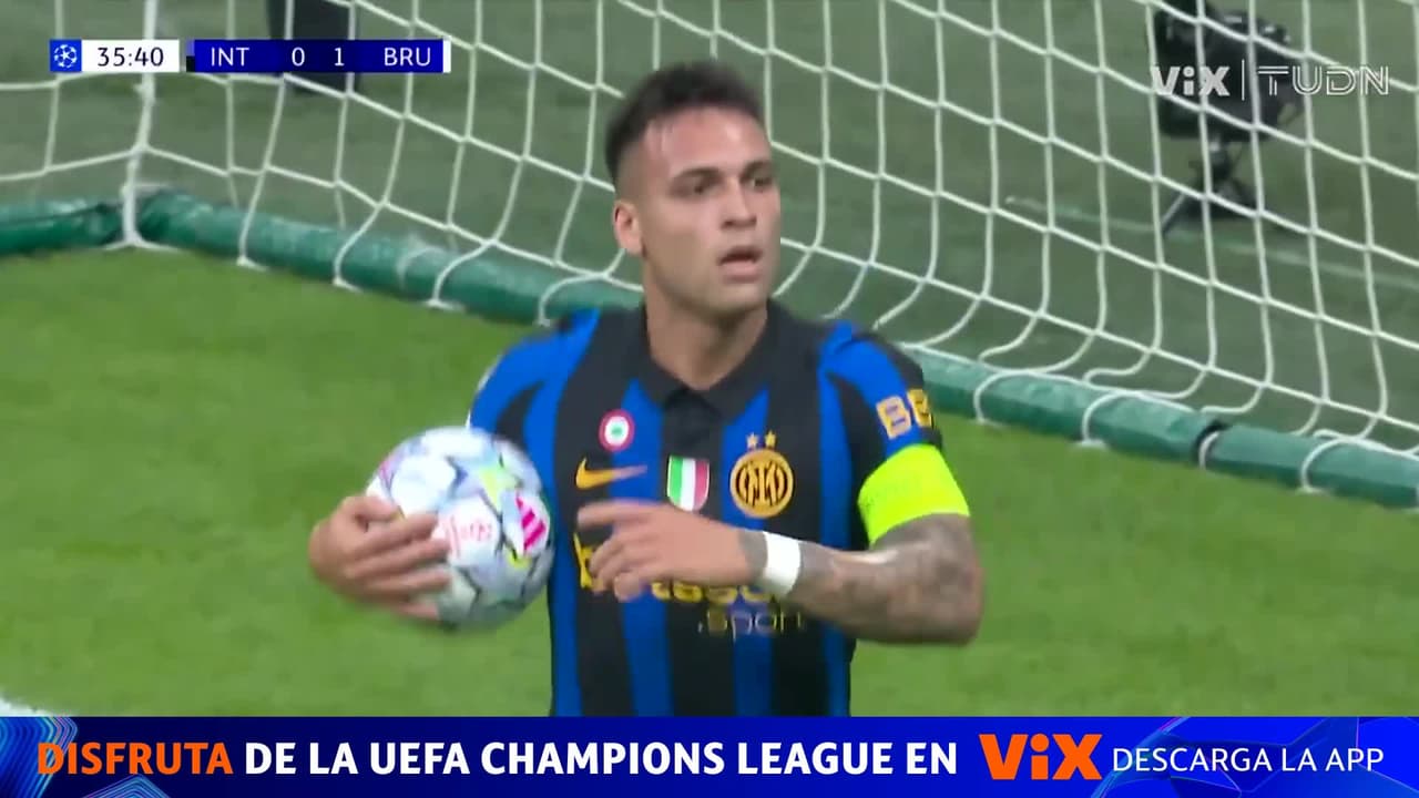 ¡No Lautaro el gol que te quitaron! El empate anulado al Inter vs. Brujas