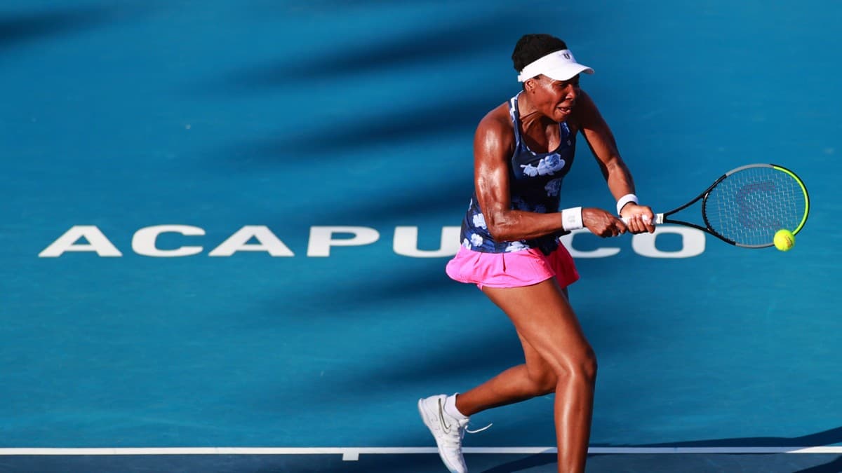 Venus Williams es eliminada del Abierto Mexicano de Tenis