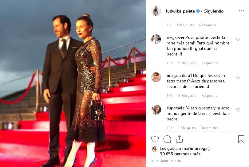 Esta es la foto más reciente publicada por Ludwika Paleta en la que aparece con su esposo, Emiliano Salinas, fechada el 19 de abril de 2018.