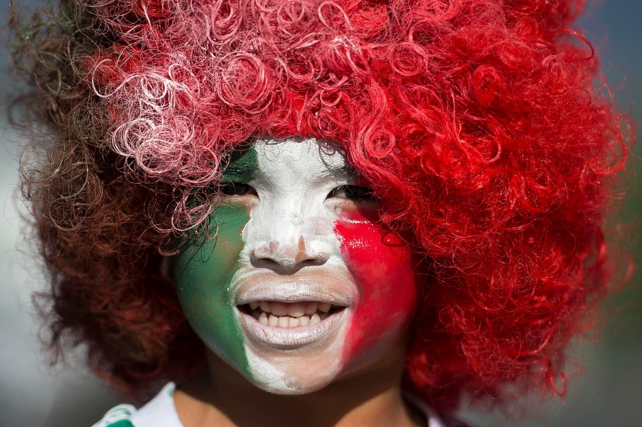 El color de la afición mexicana en el México vs T&T en Salt Lake, Utah