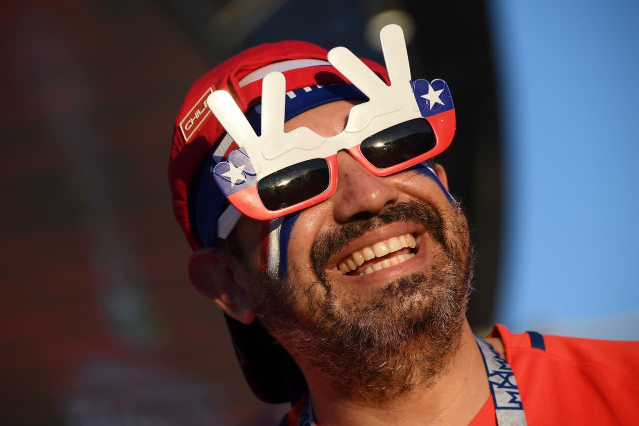 La felicidad por poder ver a Chile en una nueva semifinal, la primera en su historia por fuera de los torneos de Conmebol, era visible.