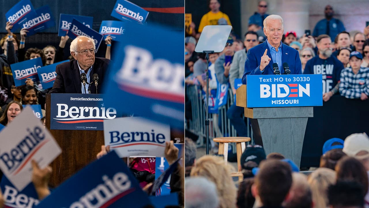 <b>Bernie Sanders y Joe Biden</b> también cancelaron todos los eventos de sus campañas políticas.