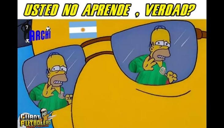 Argentina golea a México hasta en los memes. El Tri no metió ni las manos.