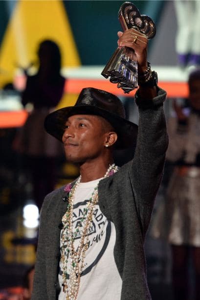 Pharrell William recibió un premio por artista innovador.