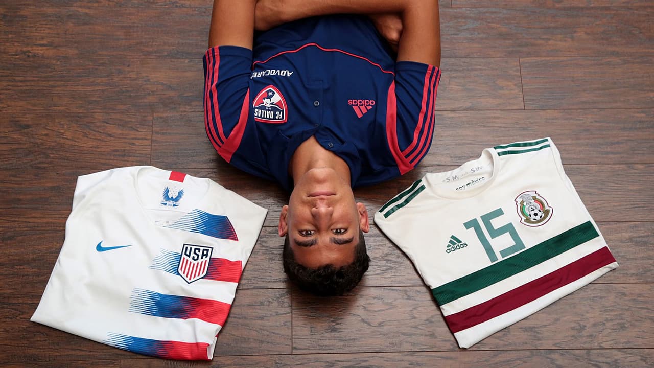 Nicolás Carrera, juvenil de Dallas FC, eligió a Estados Unidos en categoría Sub-17 pero aún deberá escoger qué selección mayor representará.