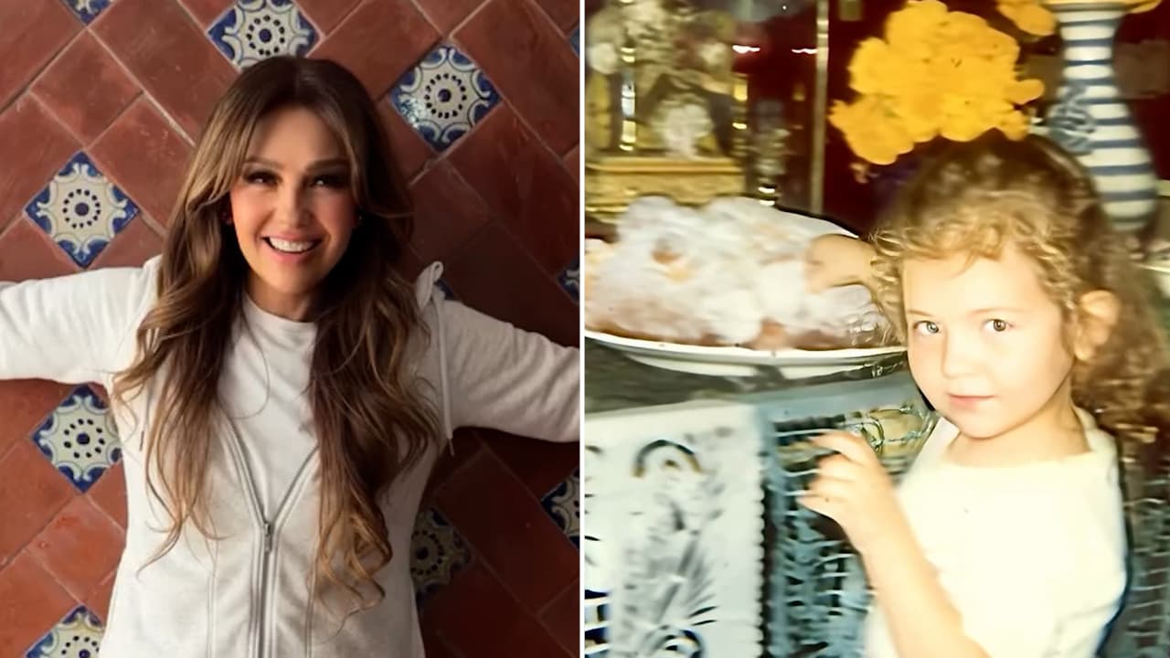 Thalía regresa a la casa donde creció en México y esto fue lo que halló