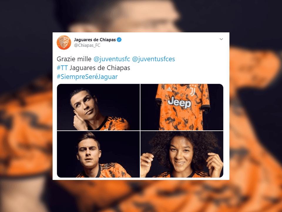 El mismo equipo de Chiapas bromeó con el nuevo diseño.