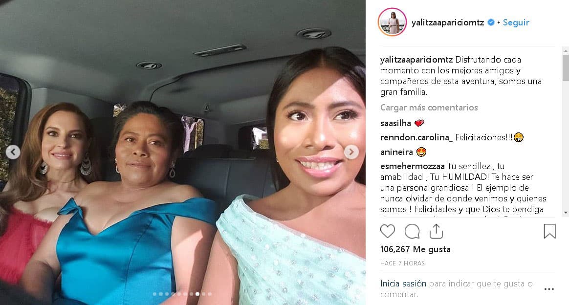 Desde antes de llegar al Dolby Theatre, madre e hija no podía contener la emoción por vivir una experiencia de cuento de hadas. 
<b>“Es un sueño inolvidable”</b>, dijo llena de orgullo la señora Margarita Martínez al hablar sobre la nominación de su hija.