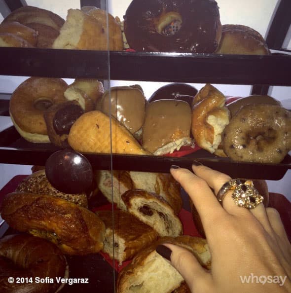 Todas las veces que Sofía Vergara sale comiendo en su Instagram