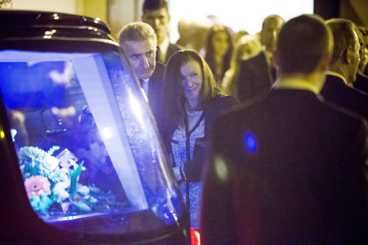 La madre de Cathriona, devastada.