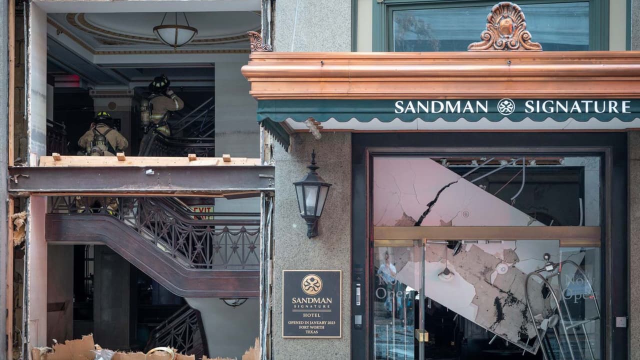 El 
<b>hotel Sandam había comenzado a operar en enero del 2023</b>, pero el edificio era uno de los más históricos en el centro de Fort Worth.