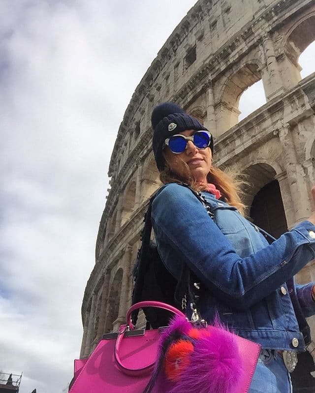 La Flaca iba muy relajada, para poder caminar más.