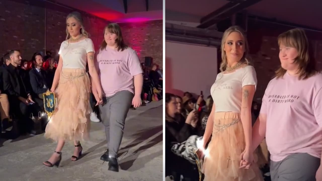 Joven modelo con síndrome de Down hace historia en la Fashion Week de Nueva York