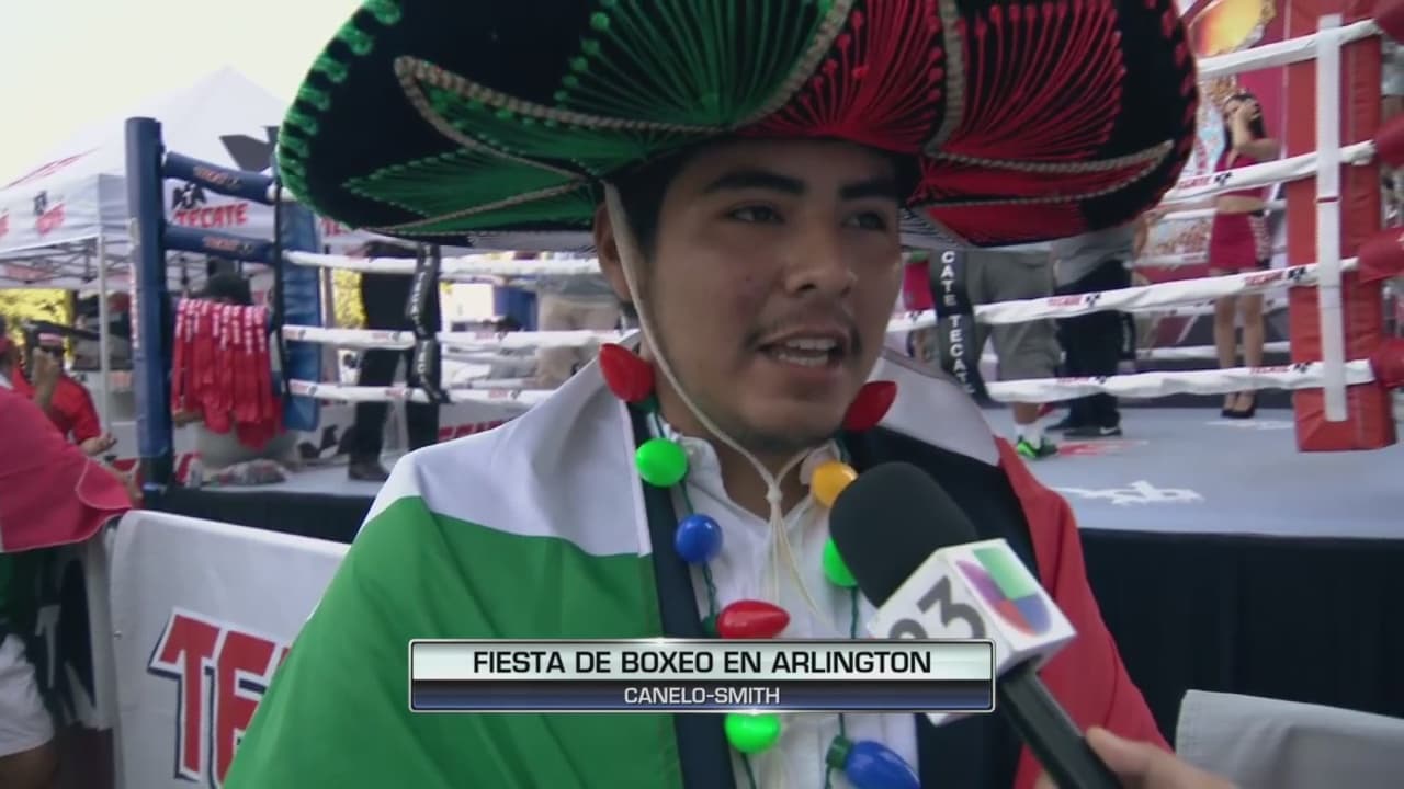 Fiesta mexicana con El Canelo en el AT&T Stadium