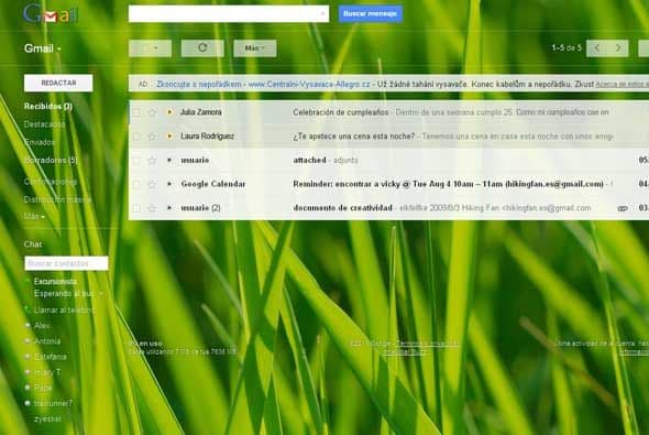 El nuevo look de Gmail