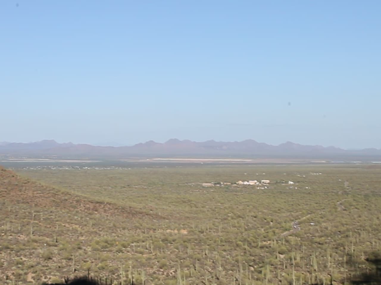 Panorámica del desierto de Arizona