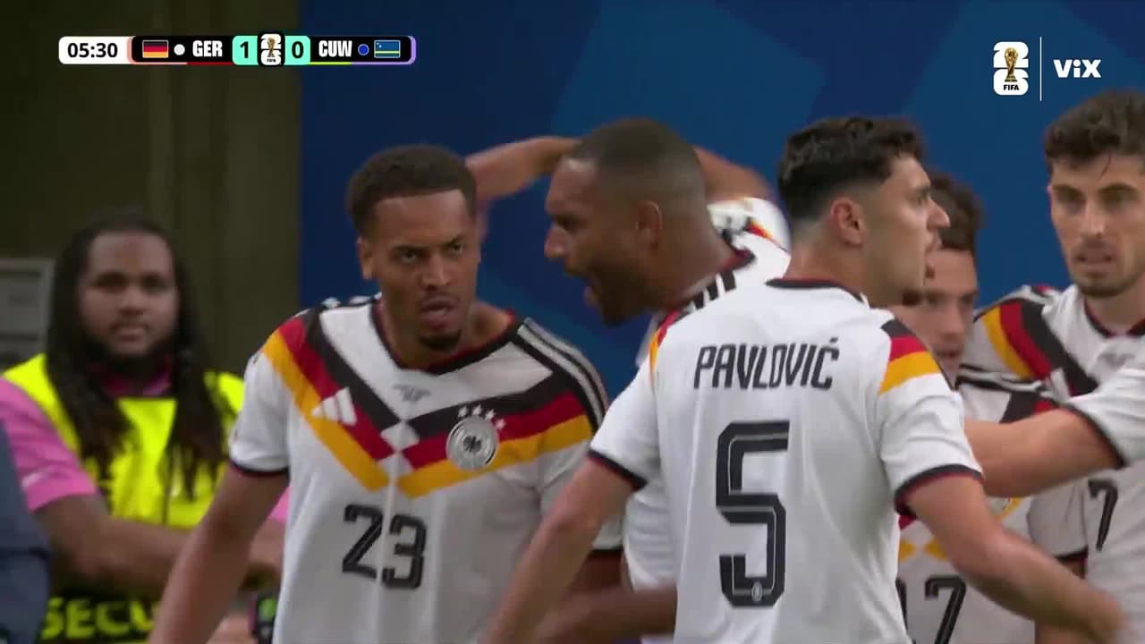 ¡Golazo de Alemania! Nmecha abre el marcador en los primeros 5 minutos