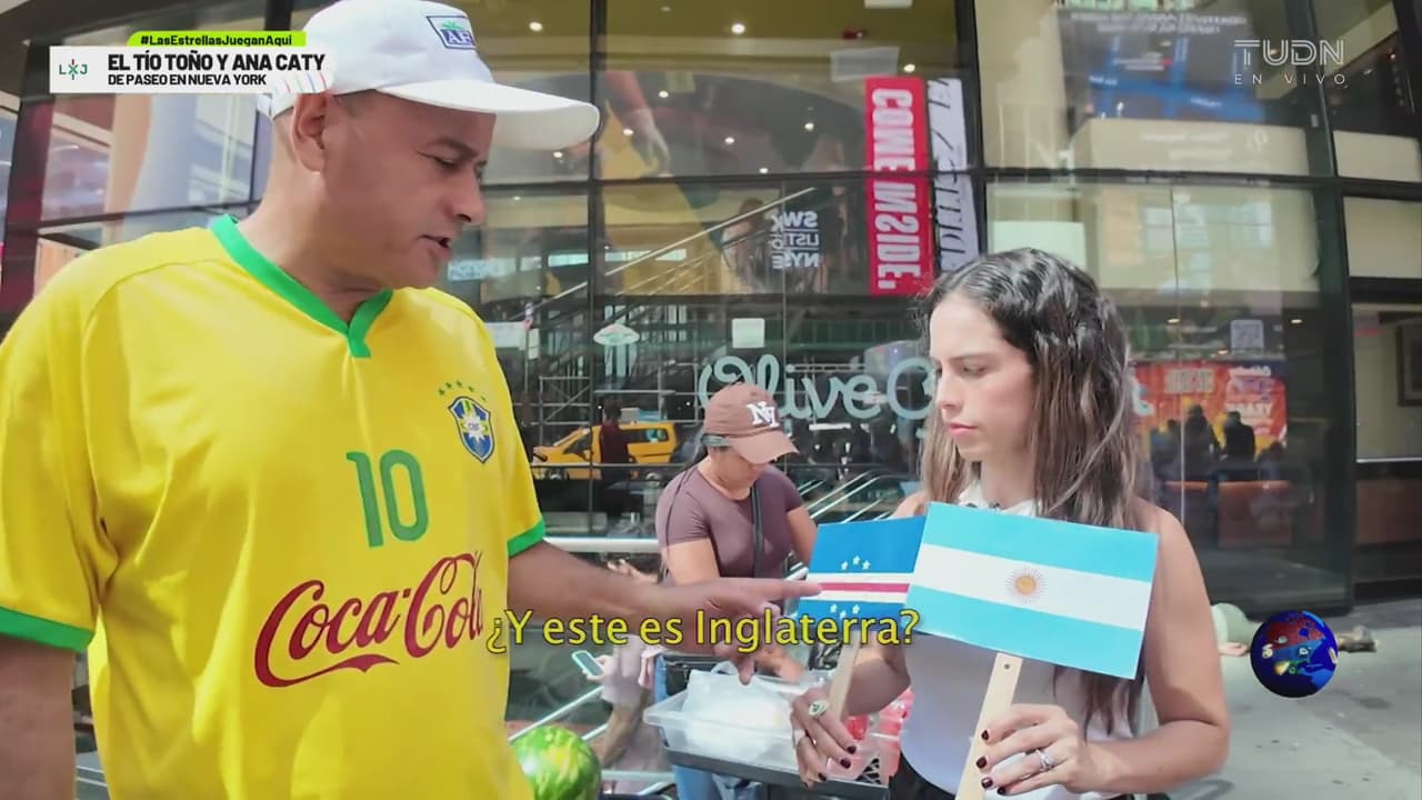 El tío Toño y Ana Caty de paseo en Nueva York