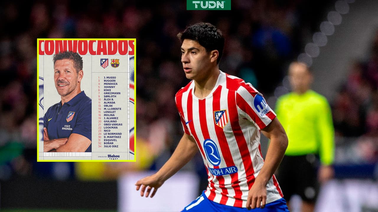 Obed convocado por Atlético para el juego ante el Barcelona de Champions