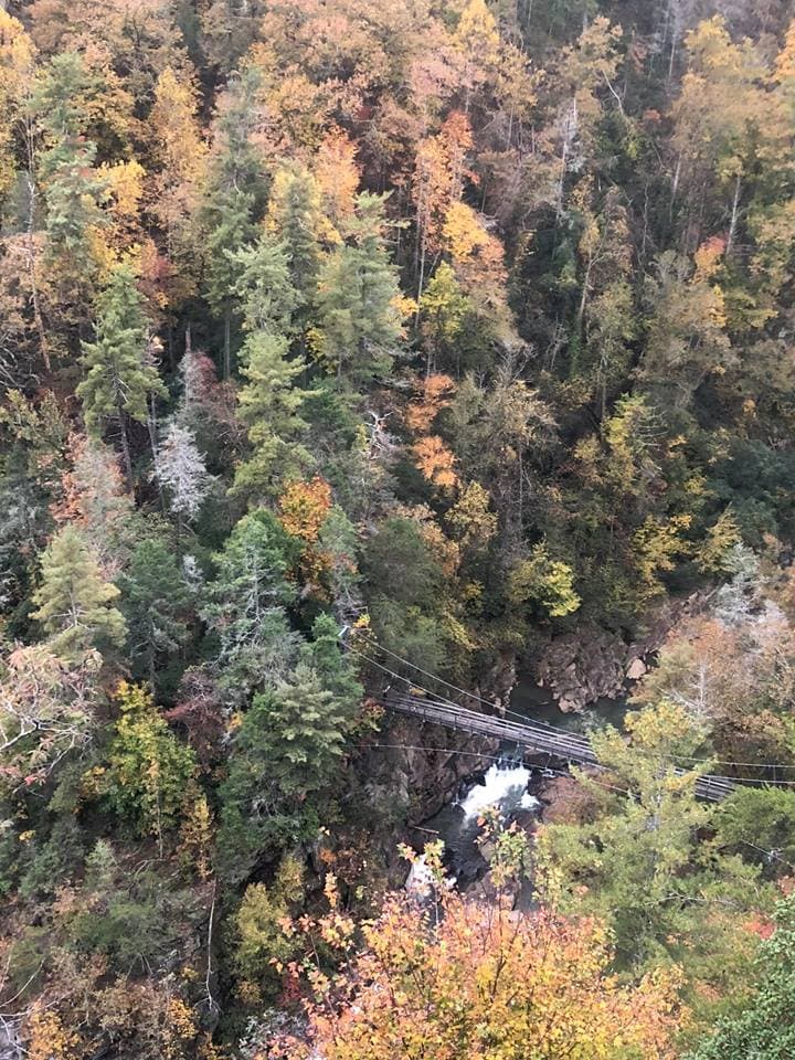 <b>Tallulah Gorge State Park</b>. Es uno de los cañones más espectaculares del sudeste y puedes elegir entre senderos fáciles o difíciles.