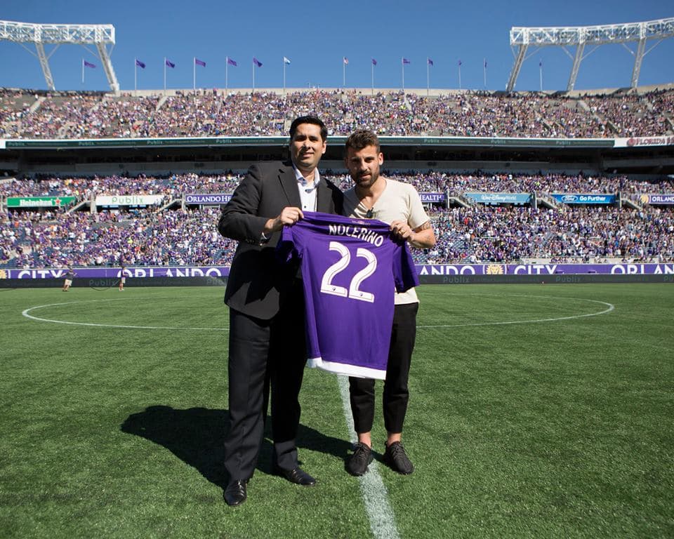 Nocerino fue presentado a la afición el domingo pasado.