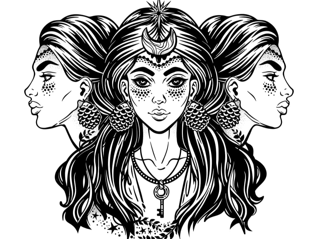 En la mitología griega, las diosas de la Luna tienen caras muy distintas. Algunas son caprichosas, oscuras y crueles, mientras que otras son serenas, nutrientes y afectuosas. Se llaman Artemisa, Hécate y Selene.