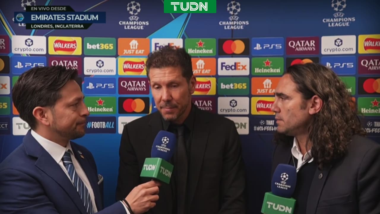 Diego Simeone valoró el esfuerzo de su equipo pese a eliminación