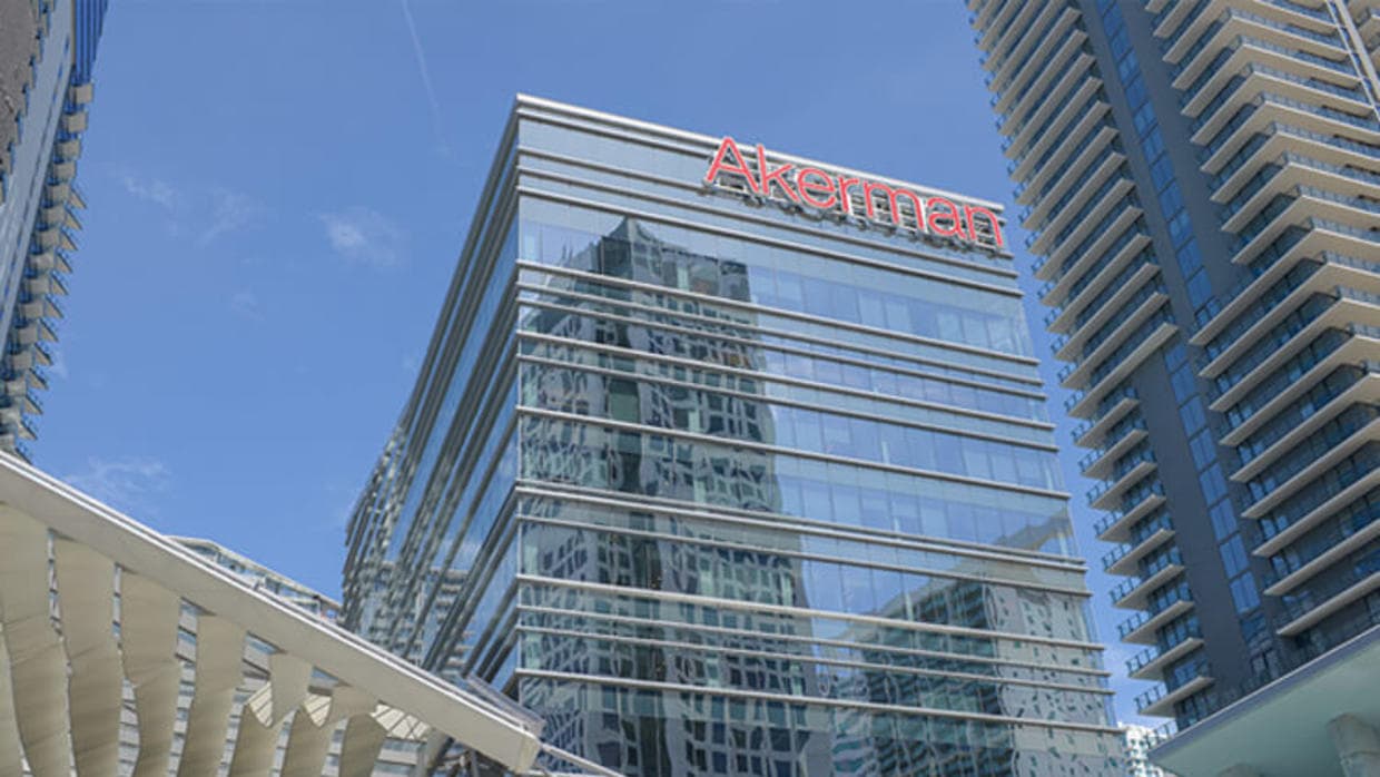 Akerman law office in Miami