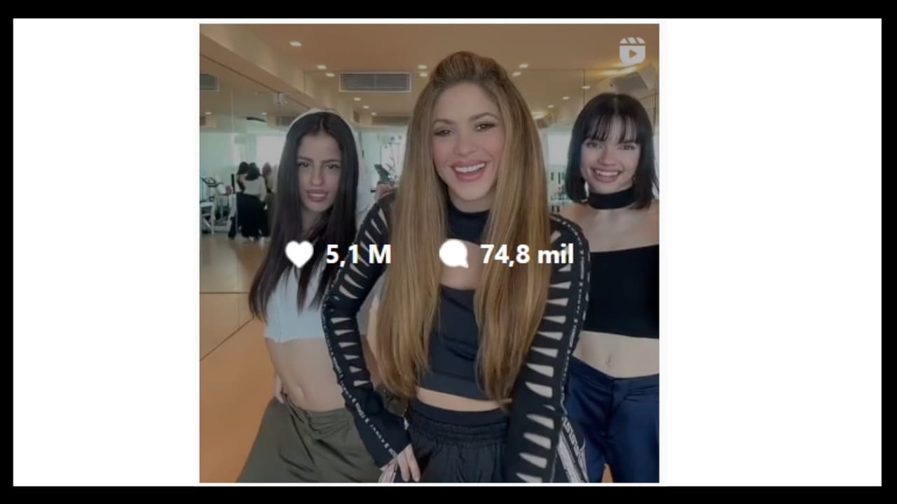 Video Shakira, comentarios y likes