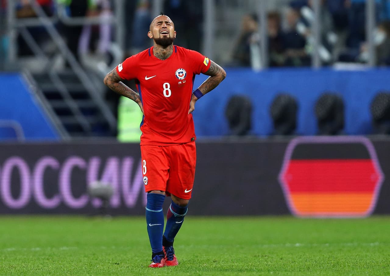 Arturo Vidal: el ‘Rey’ no estará en el Mundial de Rusia 2018 no solo por la lesión sufrida antes de jugar las semifinales de la Champions League con el Bayern Múnich contra Real Madrid, sino también por la no clasificación de Chile.