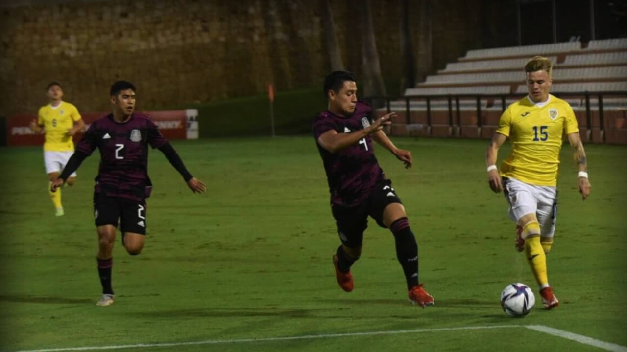 México Sub 21 lució en contra de Rumania en partido amistoso 