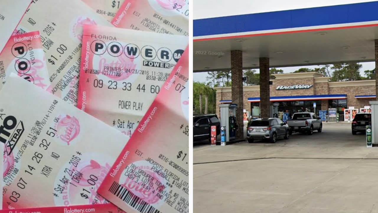 Boleto de Powerball vendido en gasolinera de Florida gana $1 millón, premio mayor asciende a $875 millones