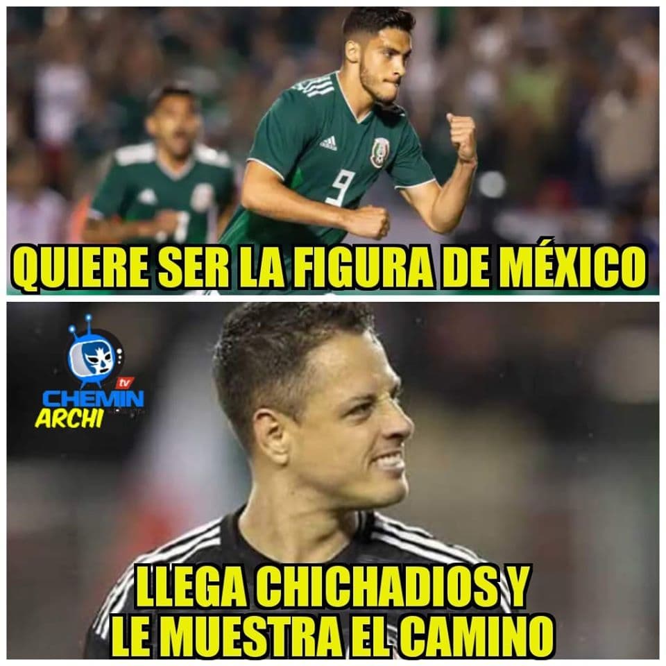 México venció 3-0 a Estados Unidos en duelo amistoso con gran desempeño de Chicharito, Lozano y Corona, quienes protagonizan los mejores memes del Choque de Gigantes.