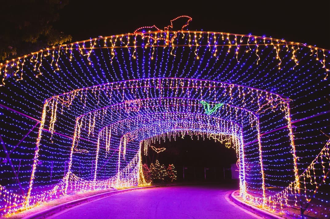 <b><i>Austin Trail of Lights</i></b>
<br>
<br>Este año el tradicional evento se llevará a cabo a través de auto servicio. Las personas deberán reservar sus espacios de antemano.