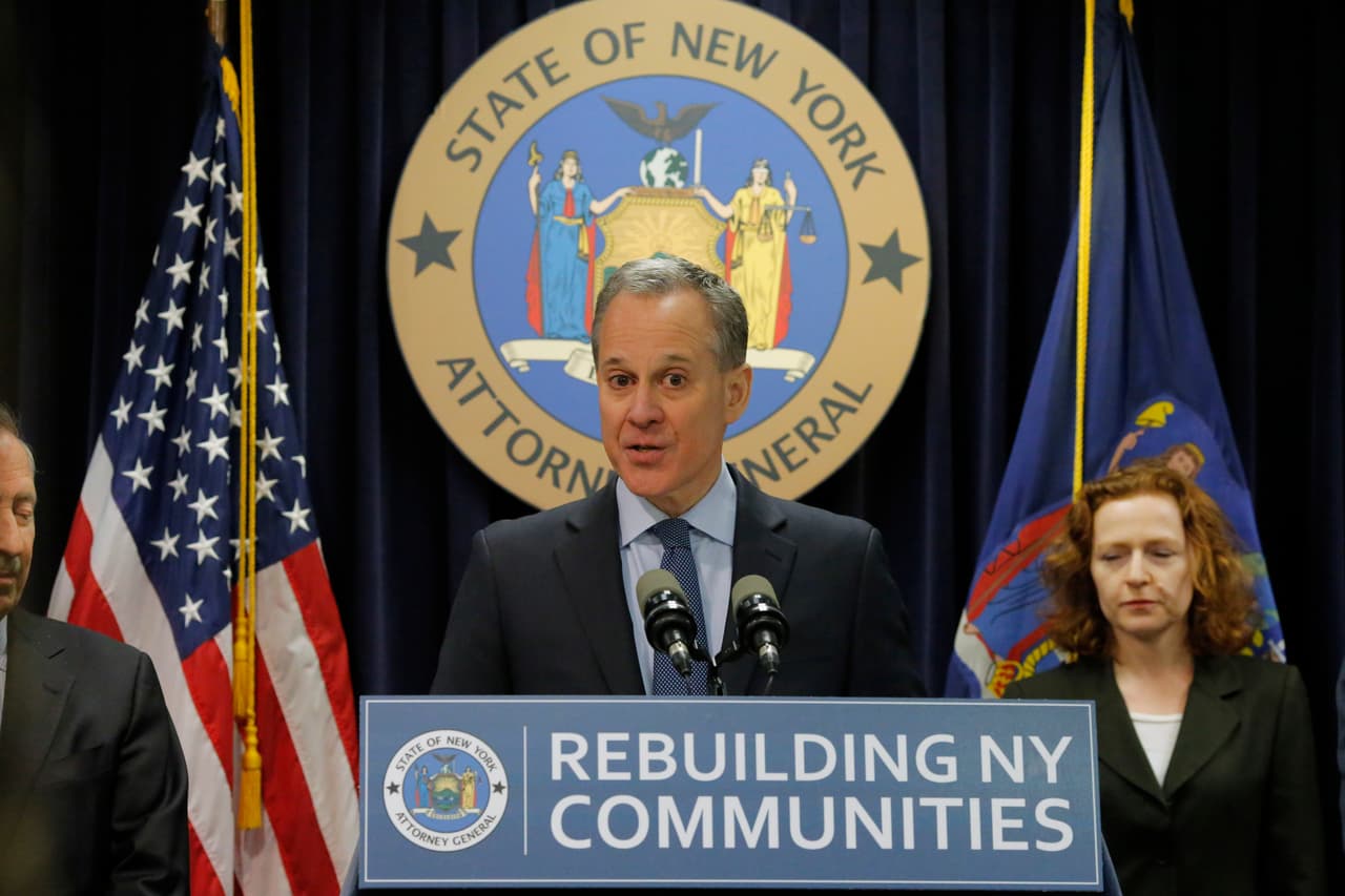El secretario de Justicia de Nueva York, Eric Schneiderman.
