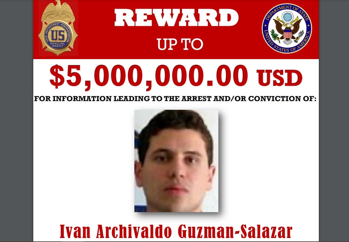 La DEA agrega al hijo mayor de ‘El Chapo’ Guzmán a su lista de los narcos más buscados