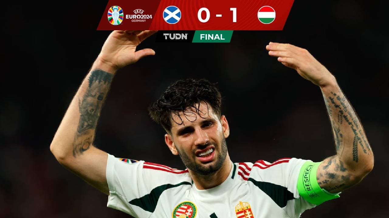 Hungría logra agónico triunfo ante Escocia y sigue vivo en la Eurocopa