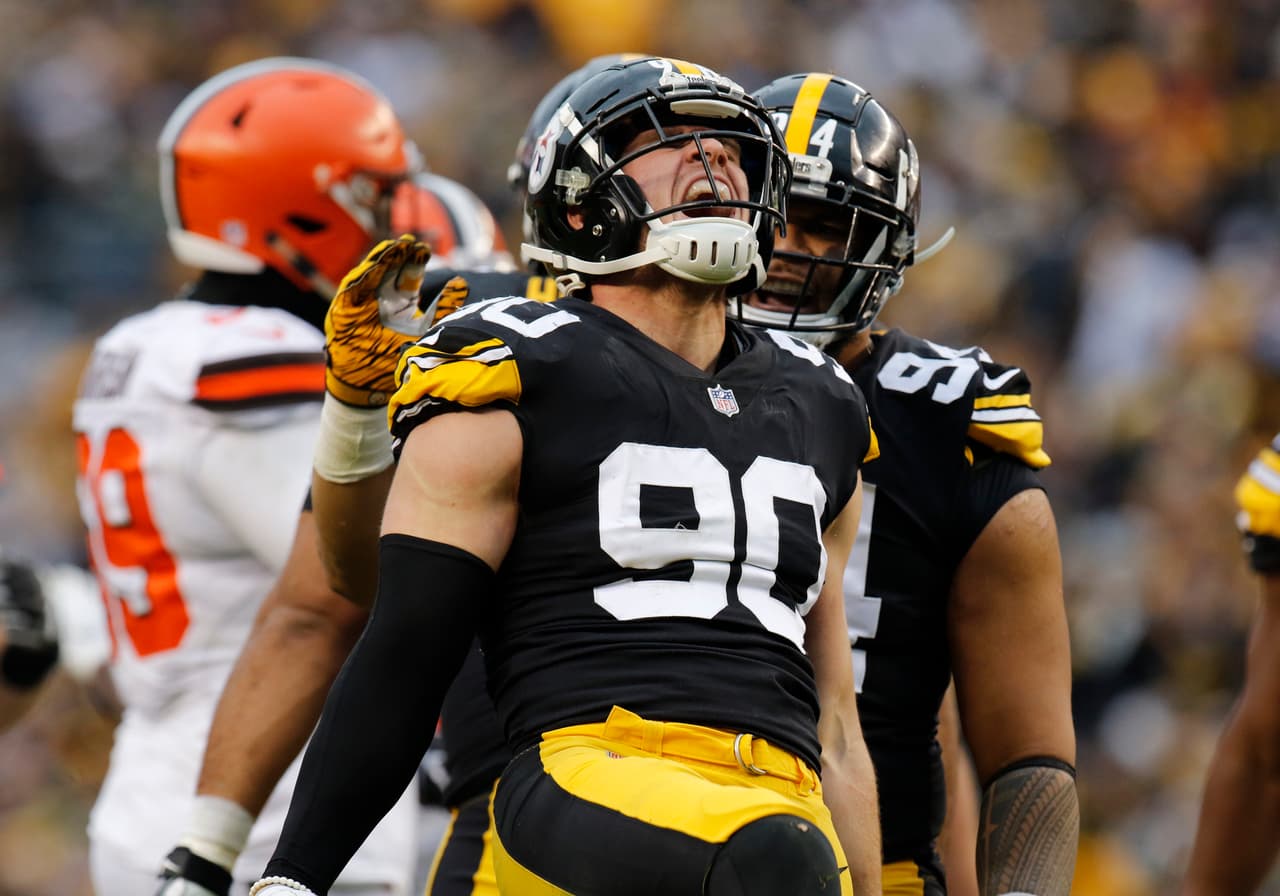 El linebacker TJ Watt lleva dos temporadas siendo uno de los mejores defensivos de los Pittsburgh Steelers.