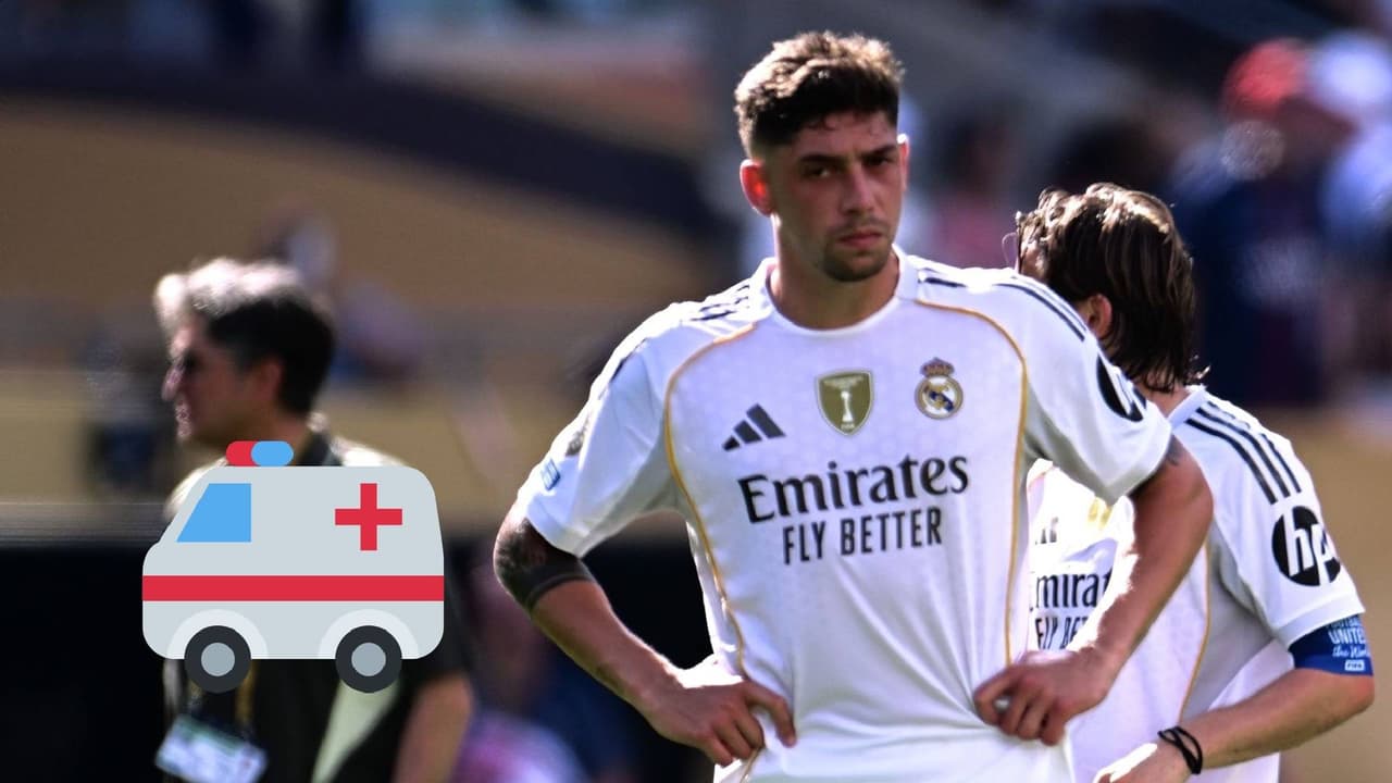 Federico Valverde sufre traumatismo y es baja del Barcelona vs. Real Madrid