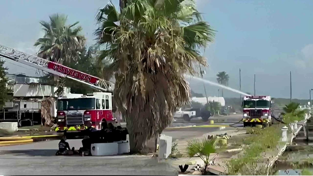 Bomberos contienen incendio en almacén Texas Gulf Seafood; tres personas y un perro fueron rescatados