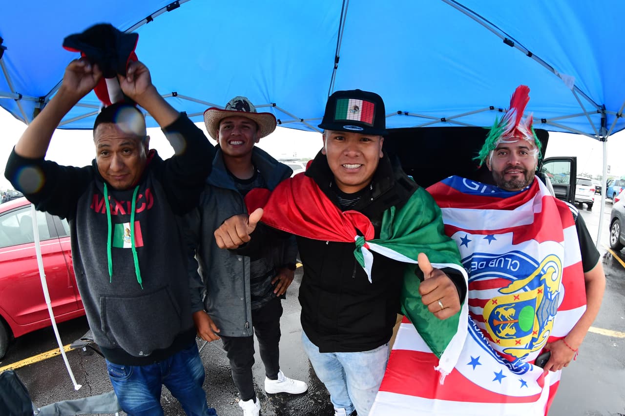 Así se encuentra el ambiente en el MetLife Stadium para el ¡Choque de Gigantes!