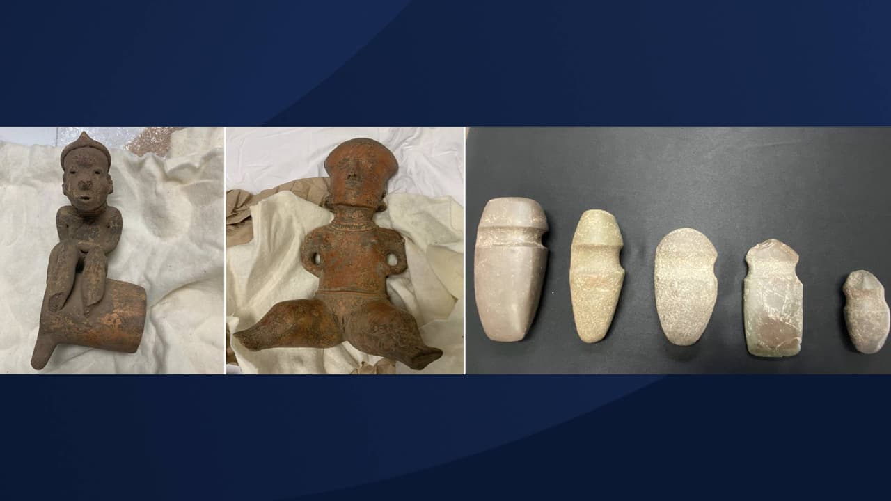 <a href="https://www.ice.gov/news/releases/hsi-arizona-returns-hundreds-pre-columbian-artifacts-mexico" target="_blank">Autoridades federales</a> le regresaron al consulado de México en Nogales, Arizona, cientos de reliquias arqueológicas precolombinas este martes 9 de marzo.