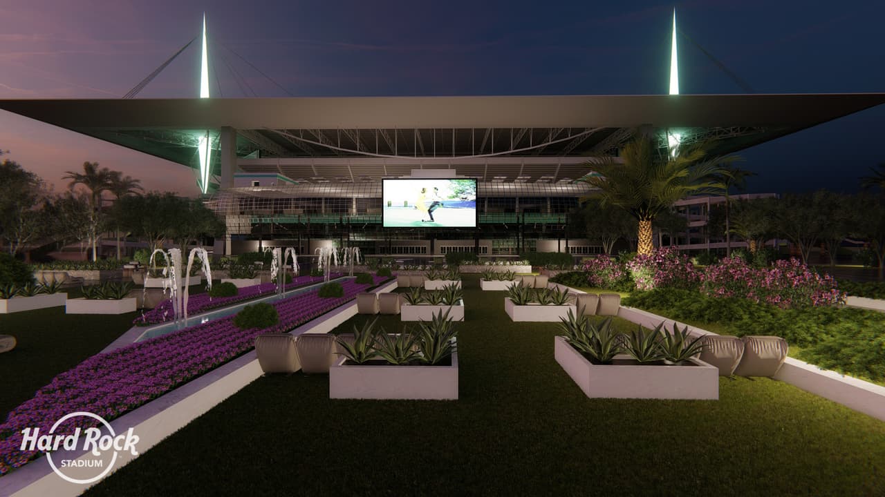 <b>Espectacular</b>
<br>Asi lucirá de noche el inmueble de los Dolphins.