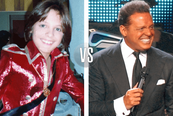 El que de plano ha perdido el rasgo de galanaura que lo distinguió de pequeño es Luis Miguel...