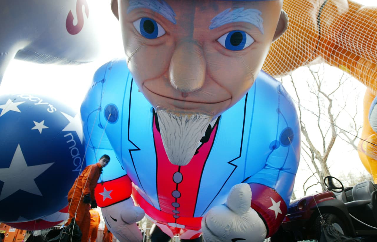 Estos son los personajes que estaban de moda durante el famoso desfile anual de la Gran Manzana a comienzos del milenio.