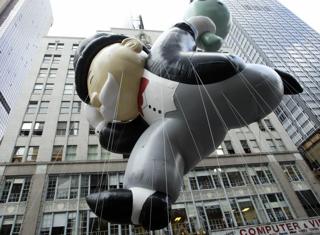Estos son los personajes que estaban de moda durante el famoso desfile anual de la Gran Manzana a comienzos del milenio.